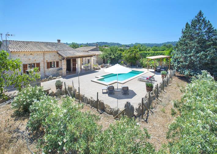 Finca Gabelli - Rustikaler Aufenthalt Mit Toller Aussicht in Campanet, Mallorca Inselmitte