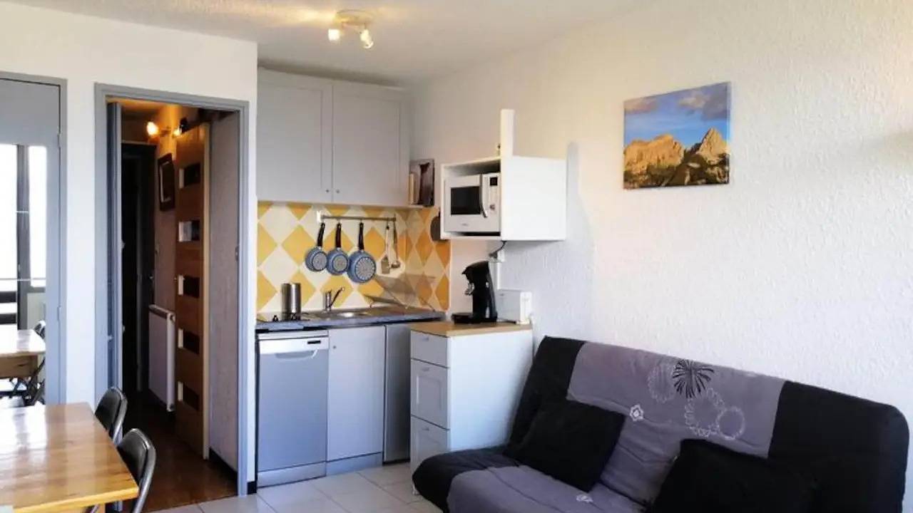 Apartamento vacacional entero, Ferienwohnung für 4 Personen (22 m²) in Pra Loup in Pra-Loup, Uvernet-Fours