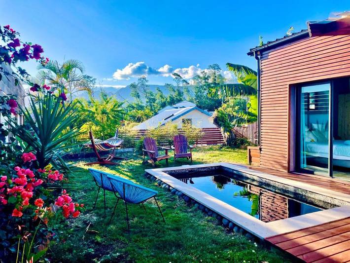 Maison de vacances pour 4 personnes, avec jacuzzi ainsi que jardin et piscine