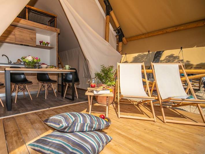 Zelt für 4 Personen, mit Sauna, kinderfreundlich in Kroatien - 4