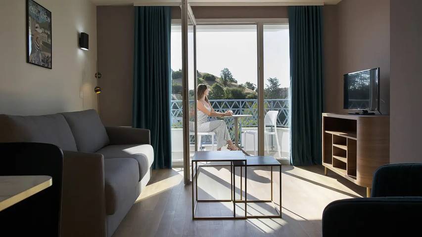 Appartement de vacances pour 5 personnes, avec balcon
