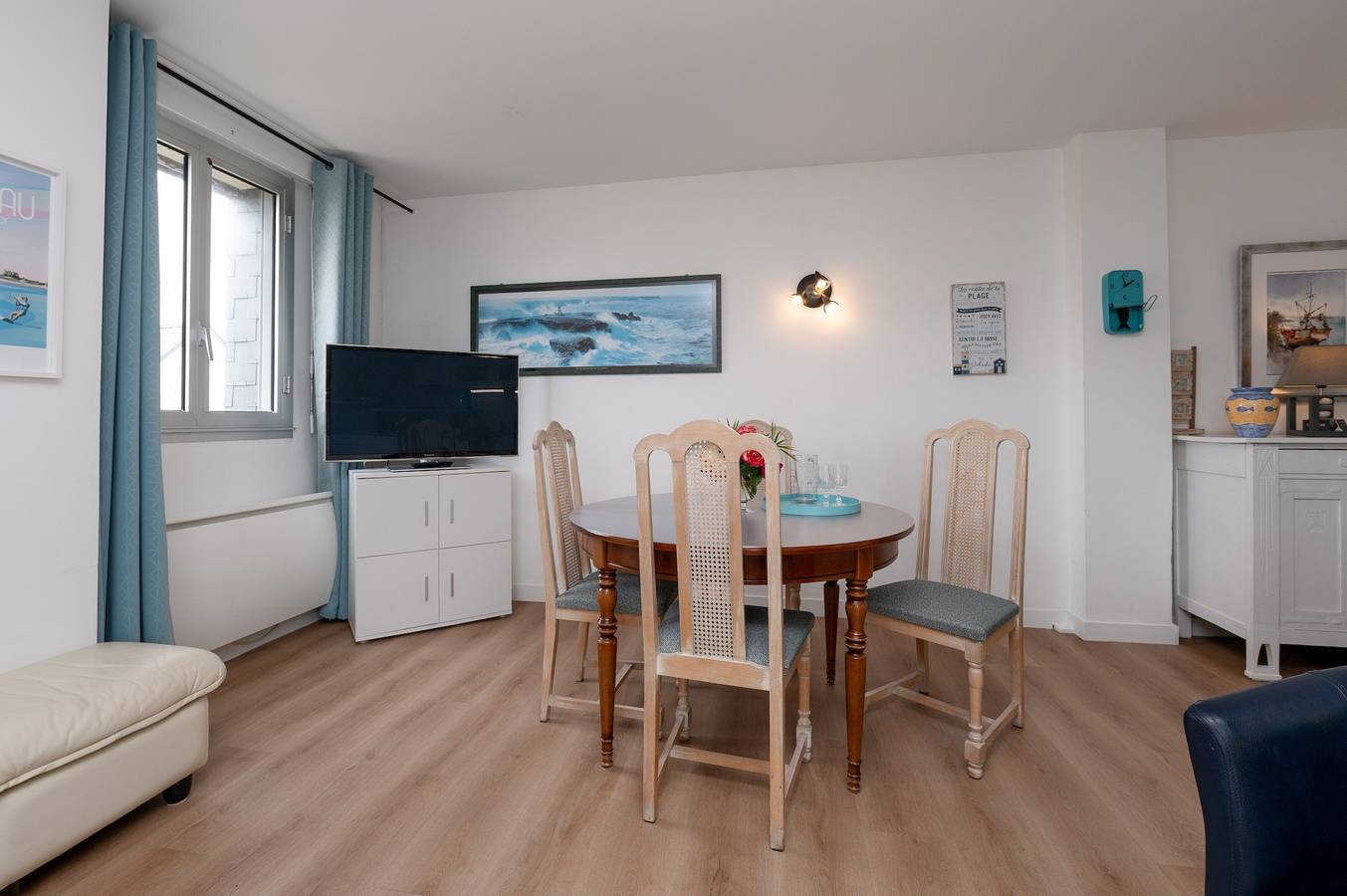 Ganze Wohnung, Meerblick-Apartment, strandnah – Terrasse, Parkplatz in Penvins, Sarzeau