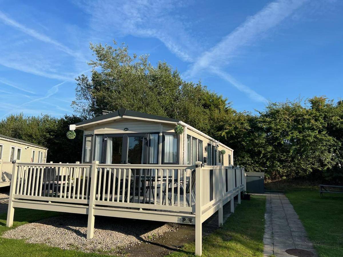 Mobile Home in Blackpool Pleasure Beach, North West England
