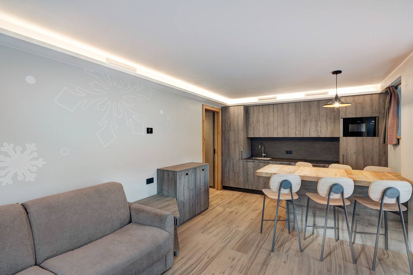 Ganze Wohnung, Ferienwohnung "Snow Mountain Planet Suite House" mit Bergblick, Wlan und Terrasse in Livigno (Stadt), Livigno