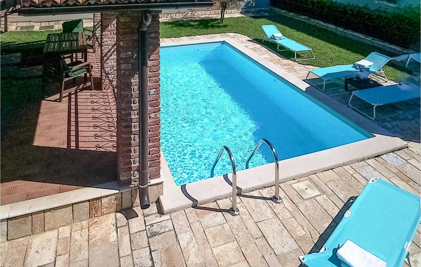 Modernes 2-Zimmer-Apartment mit Pool, WLAN und Parkplatz in der Nähe des Stadtzentrums von Musalez in Grad Poreč, Porec und Umgebung
