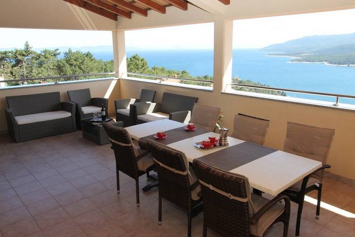 Ferienwohnung für 6 Personen, mit Balkon/Terrasse in Rabac