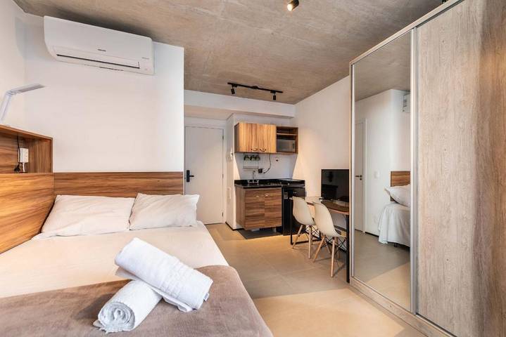 Casas e apartamentos de temporada para 2 pessoas, com jardim e piscina em Bela Vista