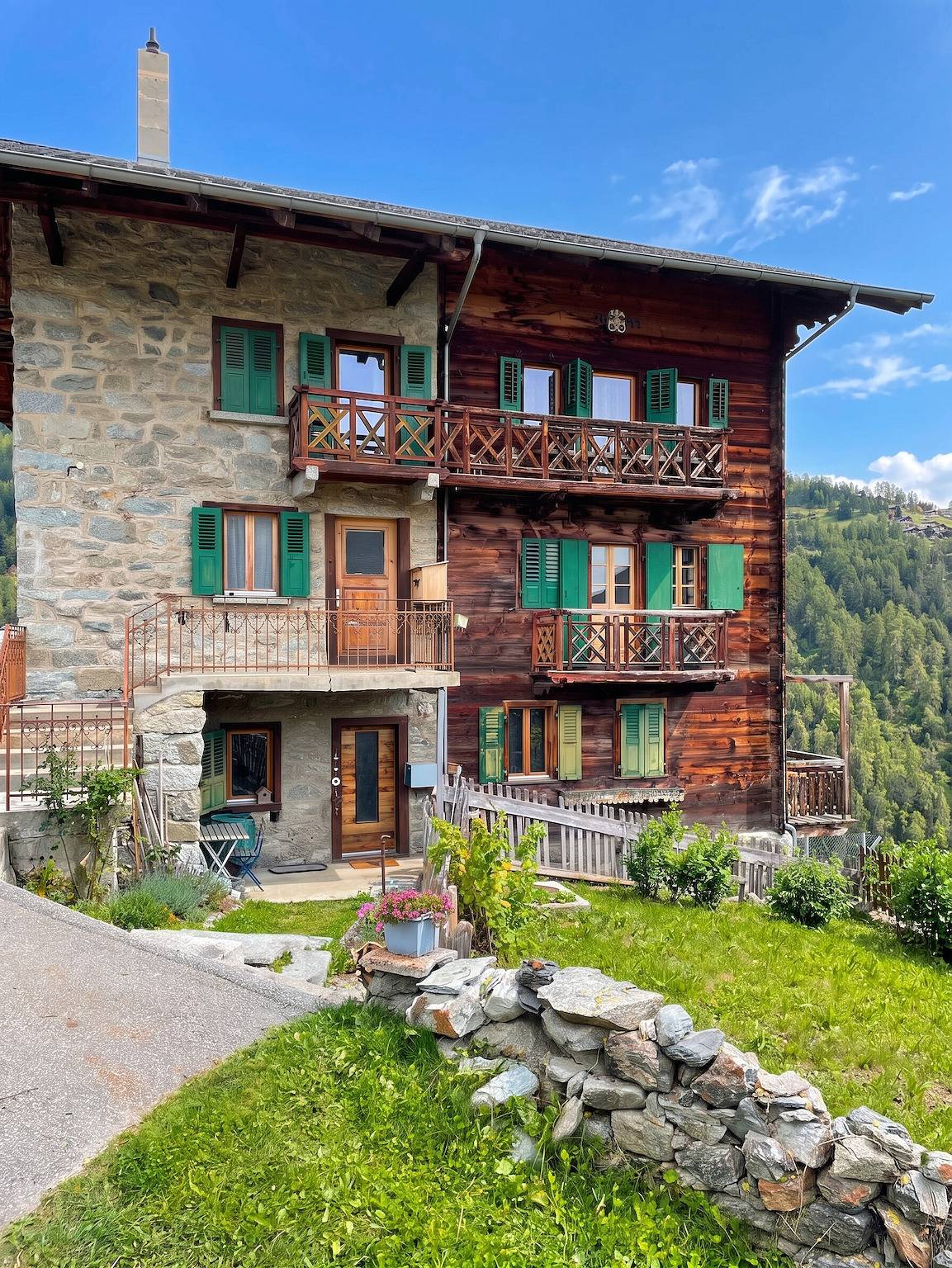 Ganze Wohnung, Ferienwohnung mit Bergblick in Mont-Noble auf 85 m² in Mase, Mont-Noble