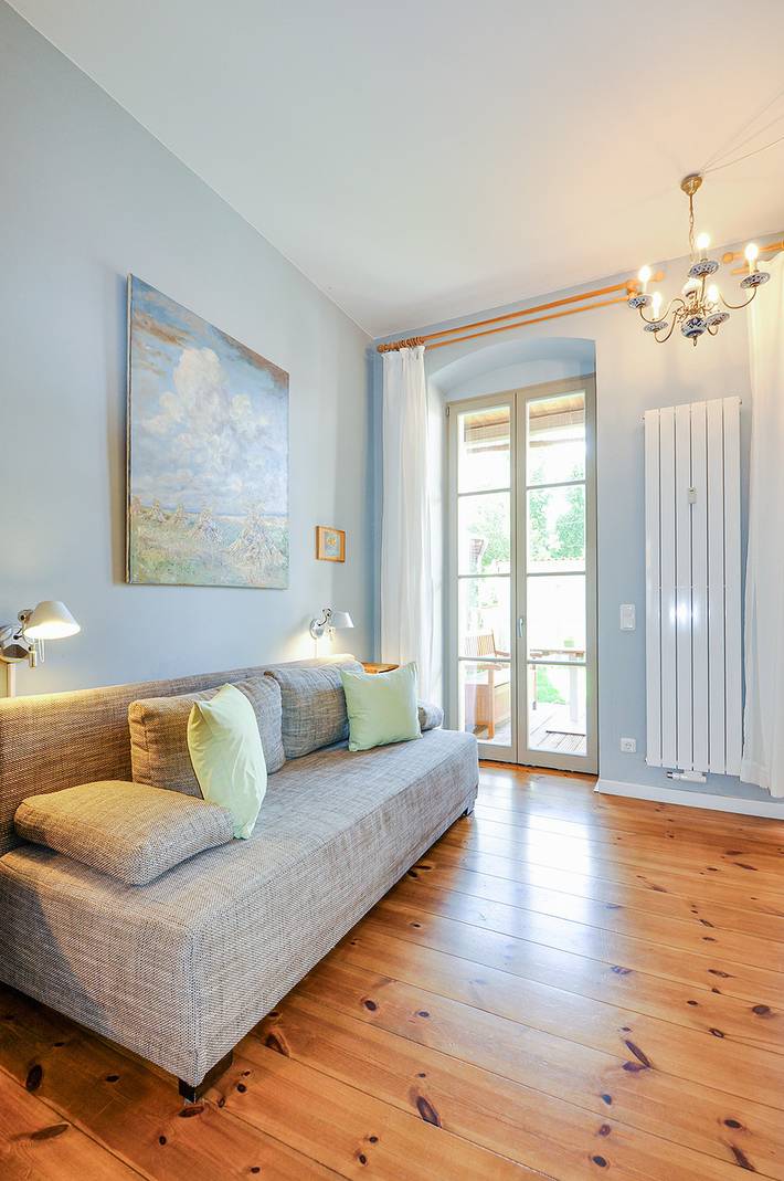 Ganze Ferienwohnung, Ferienwohnung Pelle im Loggiahaus am Schloss in Rheinsberger See, Rheinsberg