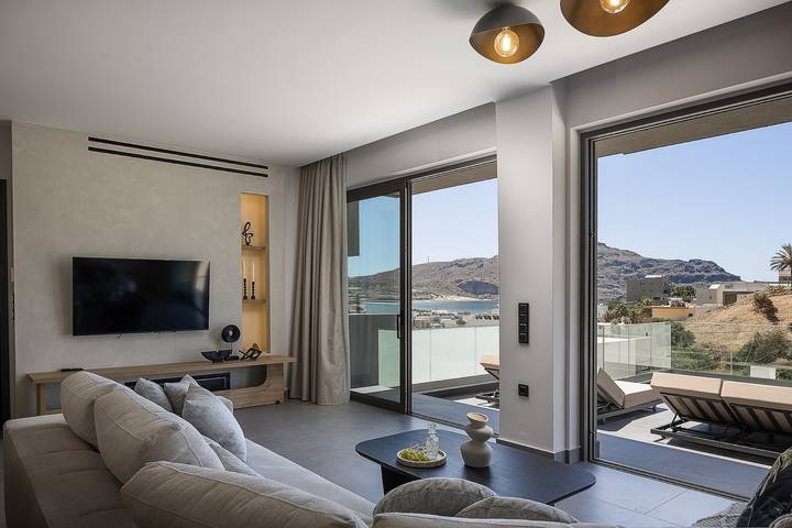 Ferienhaus für 6 Personen, mit Balkon und Pool in Plakias - 4