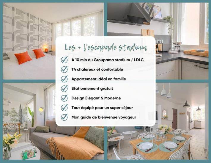 Gîte pour 6 personnes à Décines-Charpieu - 3