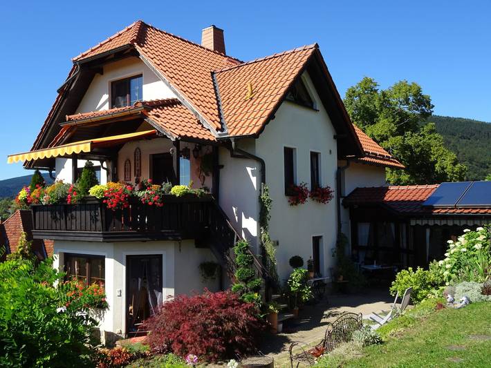 Ferienwohnung für 4 Personen, mit Terrasse und Garten in Frankenblick