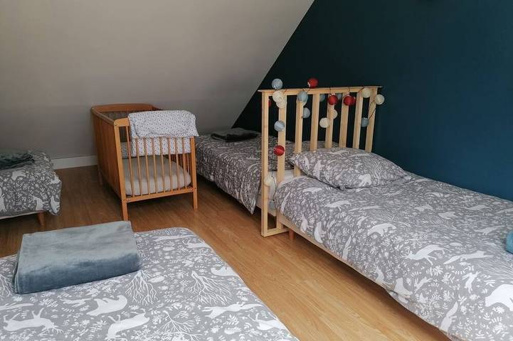 Country house for 11 people with jacuzzi on the Opal Coast in Nabringhen, Boulogne-sur-Mer region