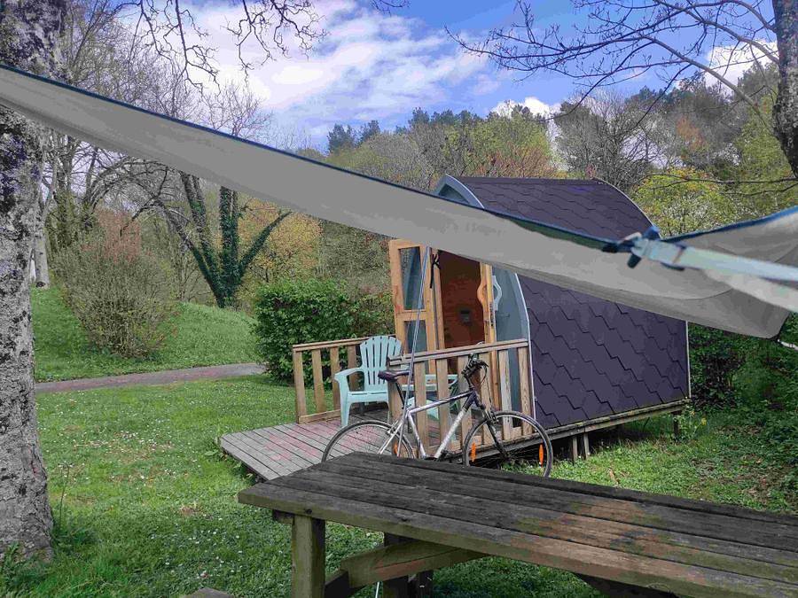 Camping  L'Etruyère - Alojamiento 2 personas - Acogedora cabaña para excursionistas in La Tardière, Fontenay-le-Comte