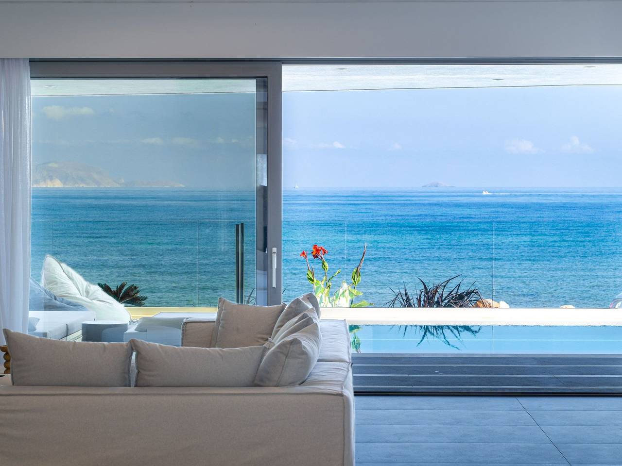 Dias Blaue Villa in Kokkini Hani, Iraklio-Heraklion und Umgebung