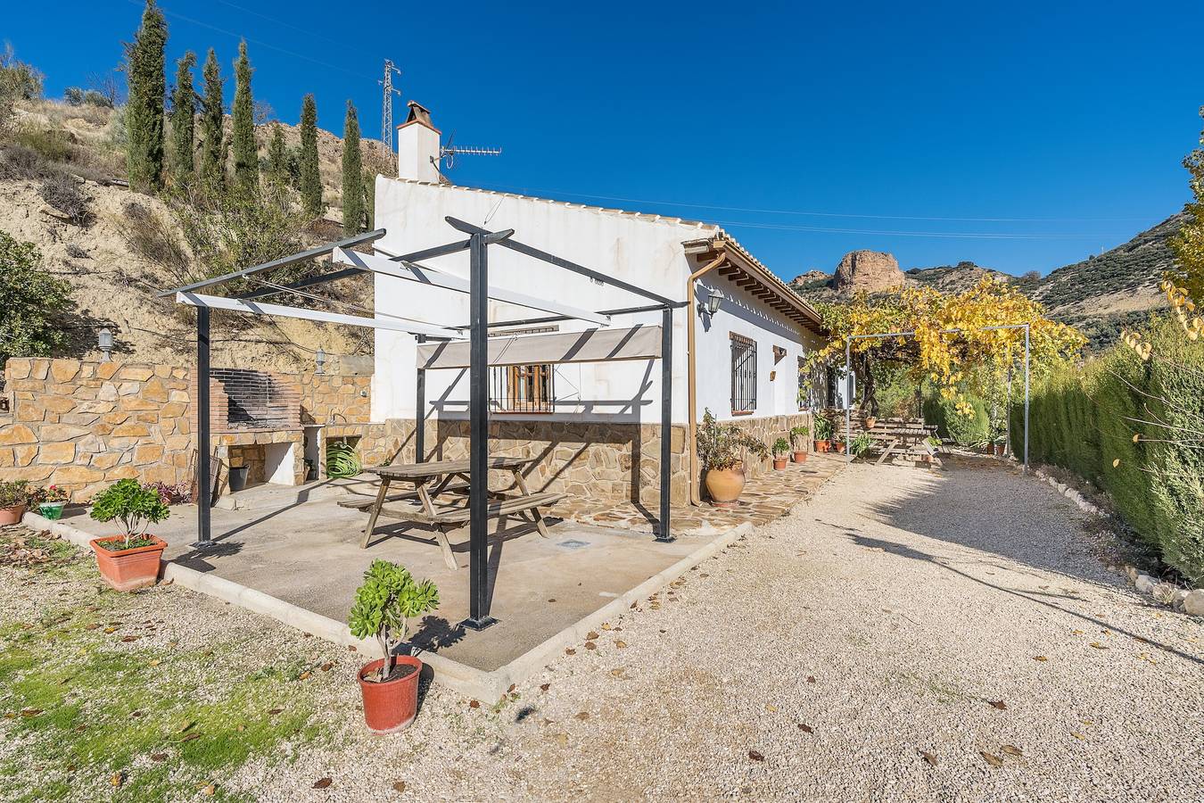 Finca 'La Era Vivienda Turística' mit Bergblick, Wi-Fi und Klimaanlage in Castril, Geoparque de Granada