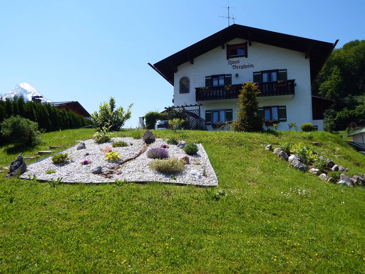 Ganze Ferienwohnung, Haus Bergheim - Ferienwohnung Nr. 1, für 1-3 Personen, 40 m², 1 Schlafzimmer, Wohnküche, Bad in Bischofswiesen, Berchtesgadener Alpen