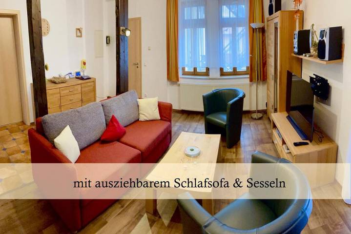 Ferienwohnung für 4 Personen, mit Balkon und Garten sowie Ausblick in Bad Berka - 4