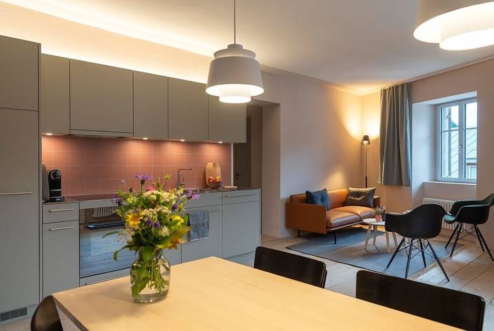 Ferienwohnung für 5 Personen, mit Balkon, mit Haustier in Sent