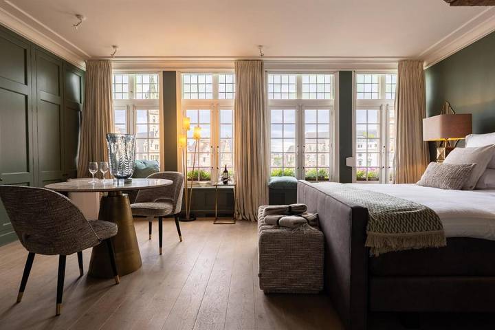 Chambre d’hôte pour 4 personnes, avec Balcon ainsi que Terrasse et Vue à Gand