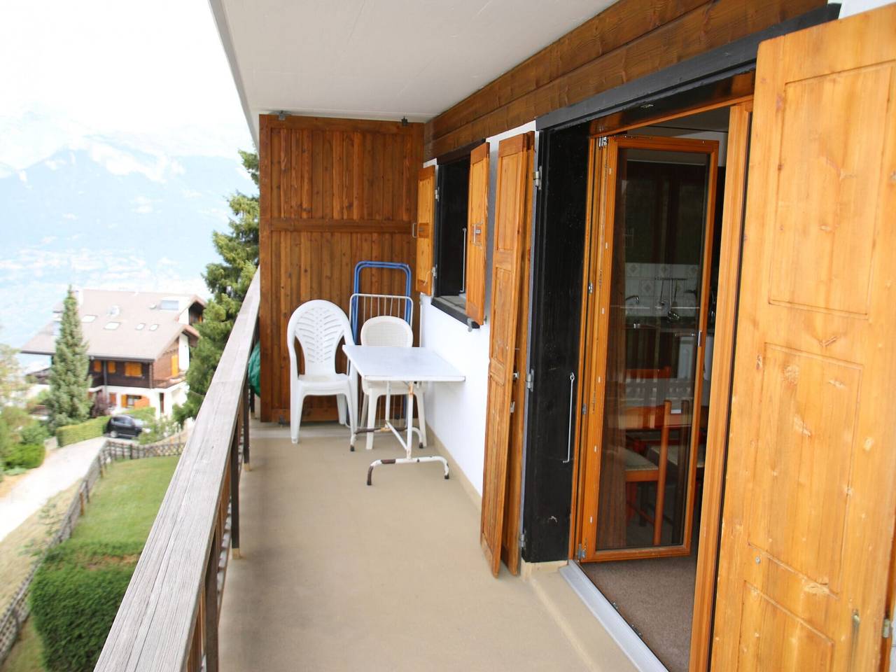 Appartement entier, Apartment with balcony views of  Nendaz in Salins (Sion), Sion