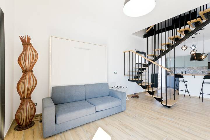 Ferienwohnung für 5 Personen, mit Balkon und Terrasse sowie Ausblick in Pescara