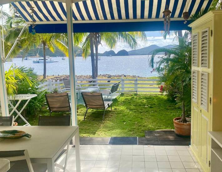 Location de vacances pour 4 personnes, avec terrasse ainsi que vue et jardin, animaux acceptés dans Anse Mire - 4