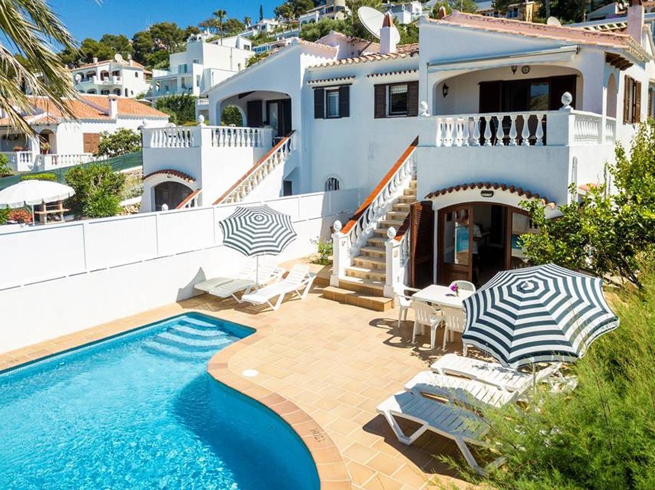 Villa per 6 persone con balcone in Son Bou, Alaior Commune