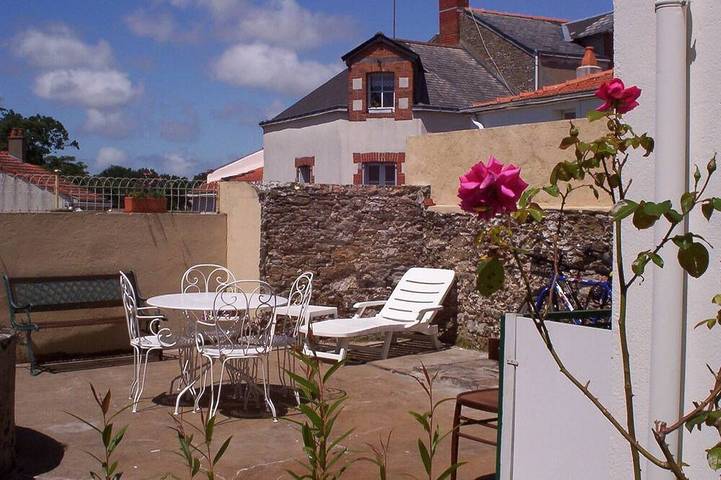 Location de vacances pour 4 personnes, avec jardin à Pornic