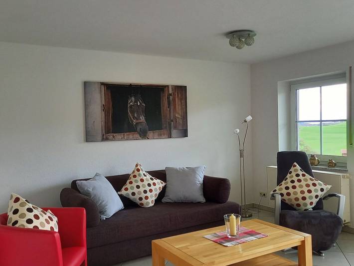 Ganze Ferienwohnung, Ferienhof Metzler - 1 Zi. Apartment Apfel in Bodnegg, Region Bodensee-Oberschwaben