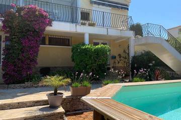 Villa pour 4 personnes, avec balcon et jardin à Bandol
