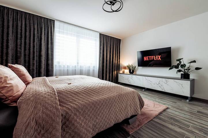 Comfy and spacious apartment with terrace and grill in Poprad near High Tatras in Deutschendorf, Low Tatras