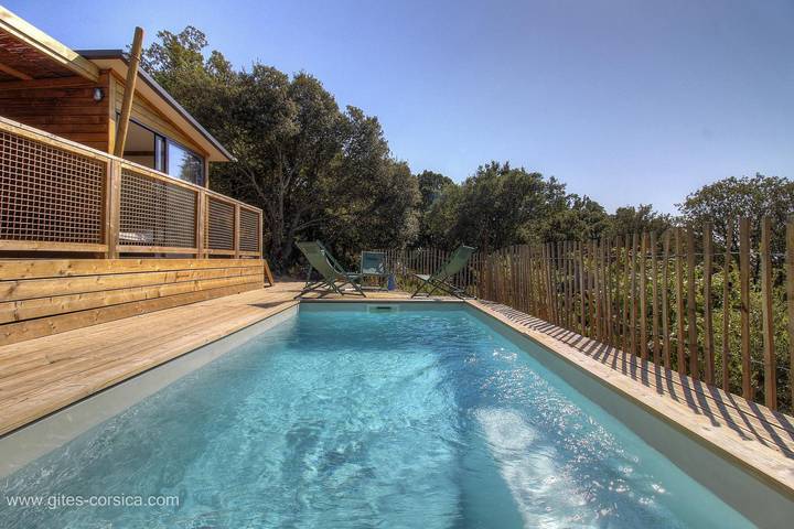 Gîte für 4 Personen, mit Terrasse und Pool auf Korsika - 2