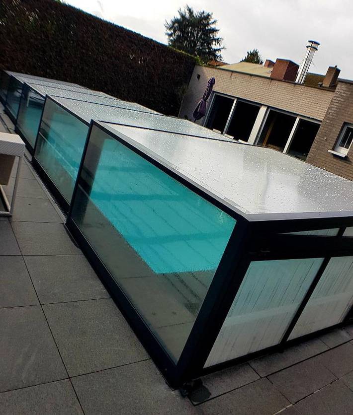 Chambre d’hôte pour 2 personnes, avec piscine ainsi que vue et terrasse à Tielt