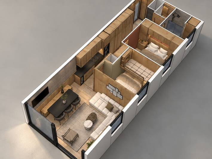 Ganze Wohnung, Zentrales Apartment, nahe Pisten, mit WLAN, bis zu 6 Personen in Val-d'Isère, Vanoise-Massiv