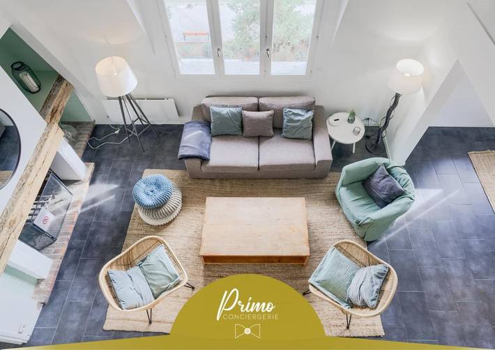 Gîte pour 7 personnes, avec vue, animaux acceptés dans Gare de Trouville - Deauville