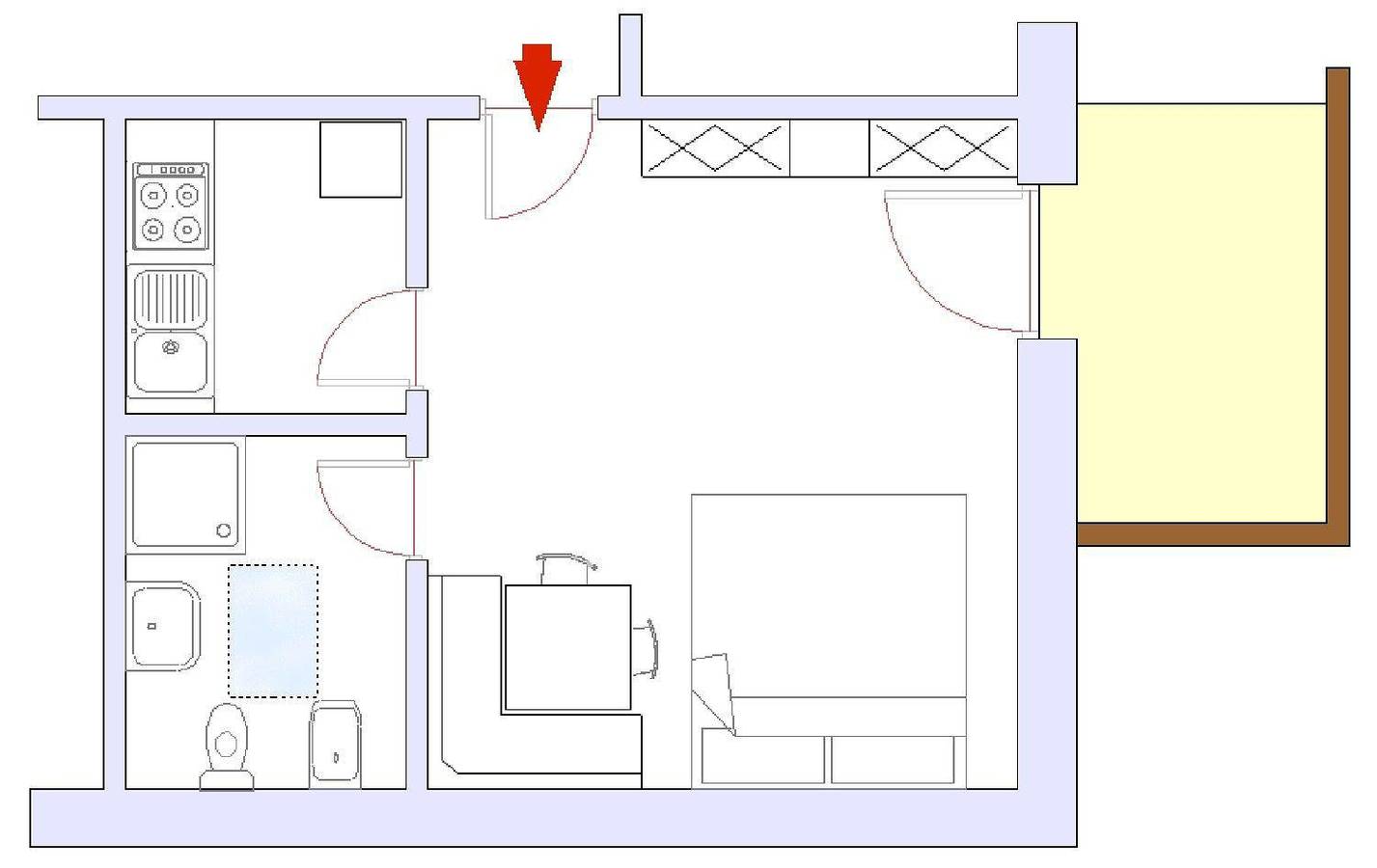 Apartamento vacacional entero, Holiday flat with private balcony in Ortisei, Dolomiti Superski