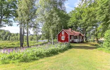 Ferienhaus für 5 Personen, mit Garten und Seeblick sowie Terrasse, mit Haustier am Asnen