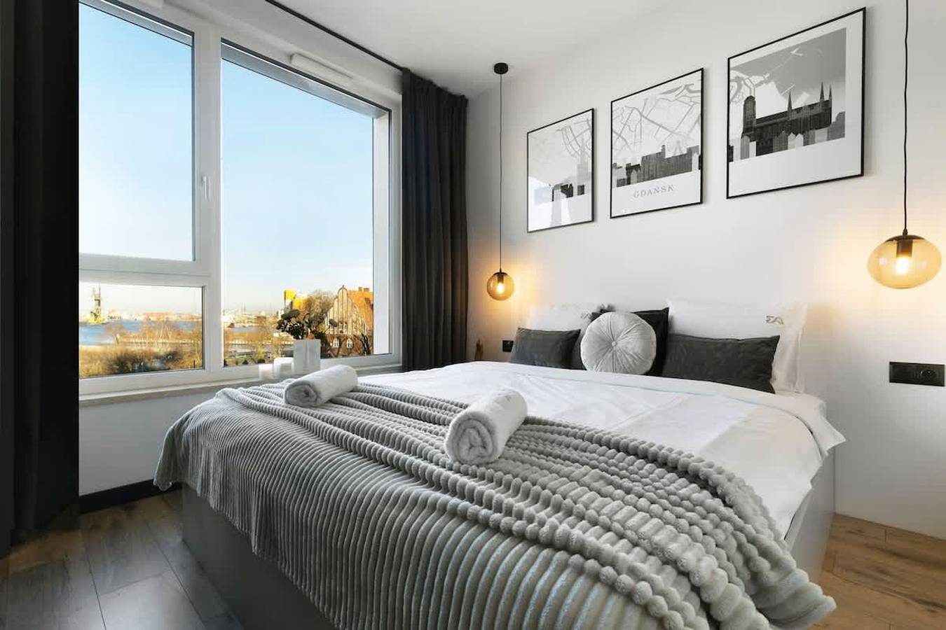 Cały apartament, Elite Apartments Chlebova Shipyard in Gdańsk, Zatoka Gdańska