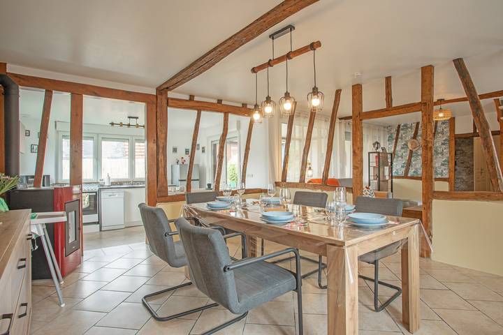 Location de vacances pour 6 personnes, avec Terrasse et Jardin à Quesmy
