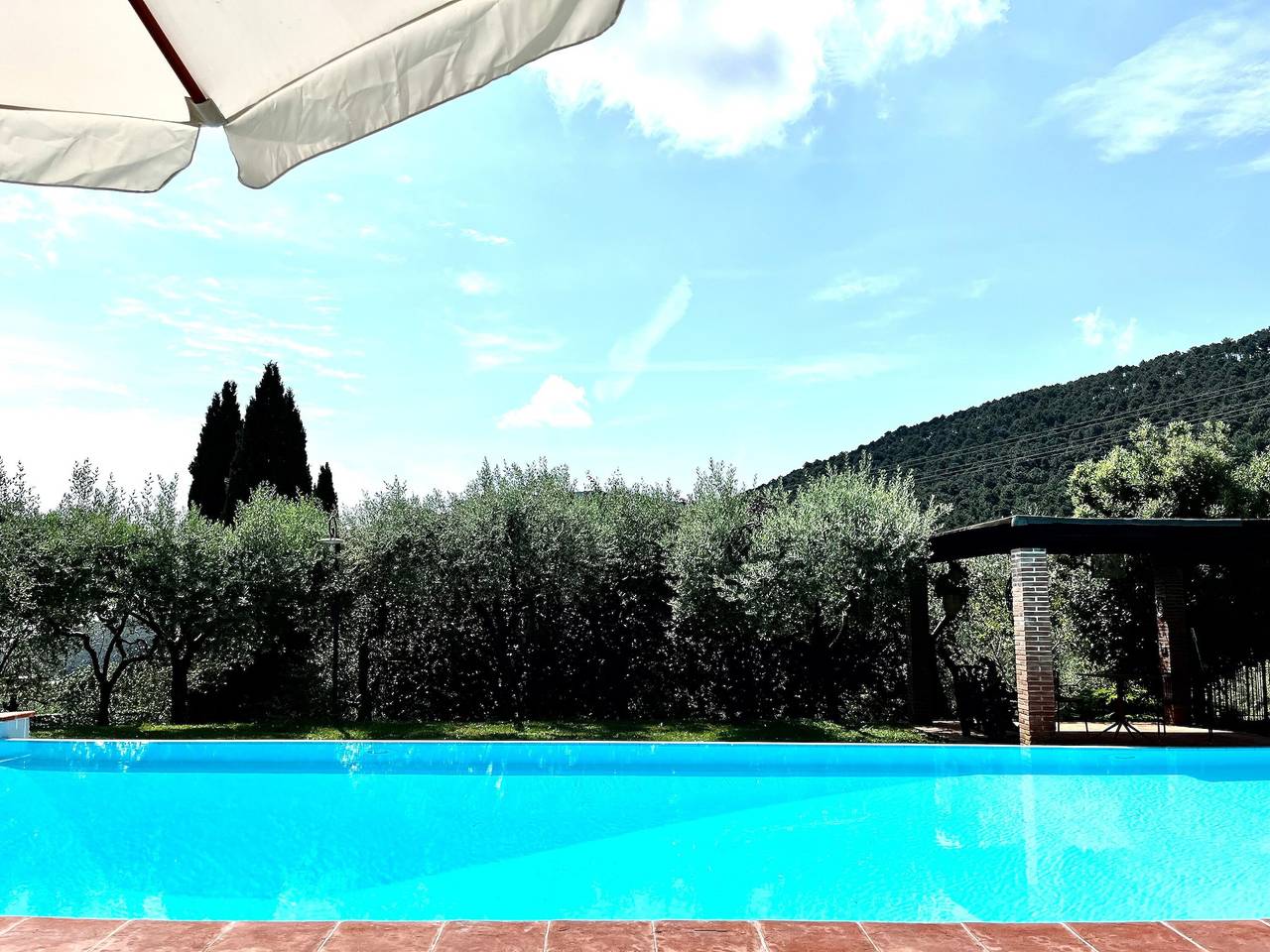 Ganzes Studio, Studio-Apartment 'Il Nido Di Delia' mit Gemeinschaftspool, privater Terrasse & Wlan in Buti, Pisa Provinz