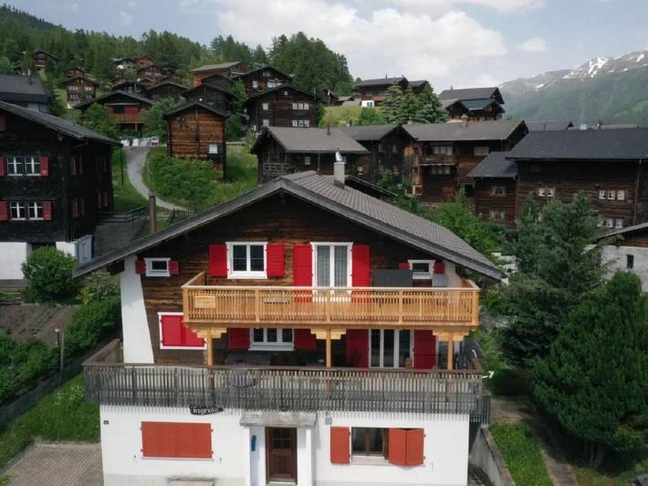 Ferienwohnung für 4 Personen, mit Balkon in Bellwald