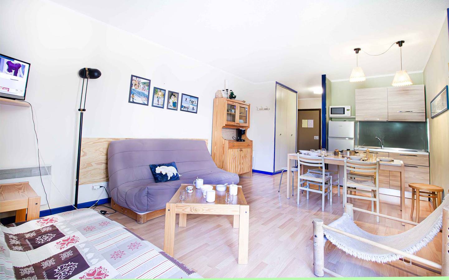 Appartement de vacances entier, Bel appartement, vue dégagée sur la montagne, au pied des pistes - Heb12 in La Norma, Villarodin-Bourget