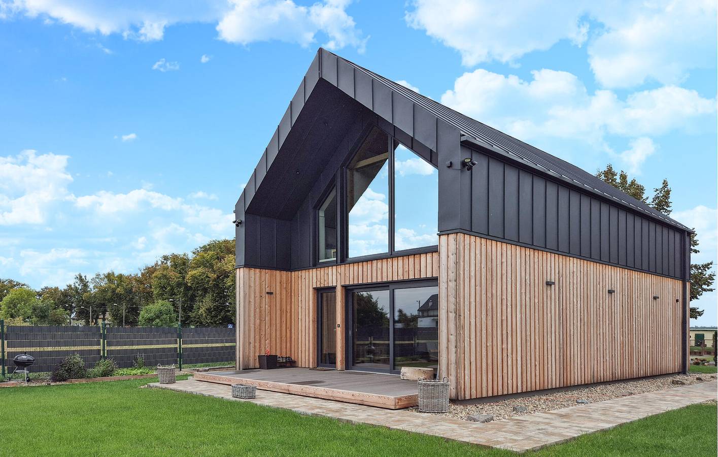 Ferienhaus für 6 Personen mit Terrasse in Nowe Warpno, Stettiner Haff