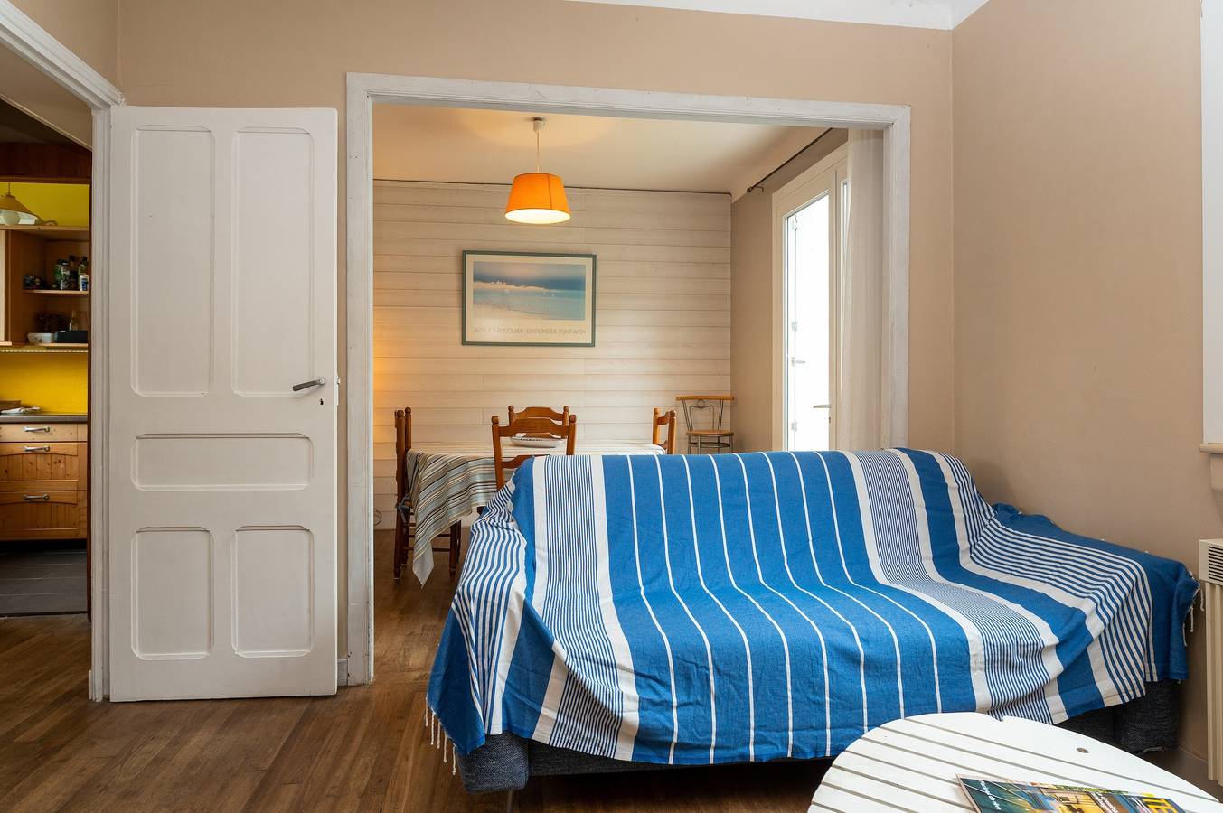 Casa de vacaciones 'Maison De Vacances 50m De La Plage' con terraza privada, jardín privado y Wi-Fi in Larmor-Plage, Côte des Mégalithes