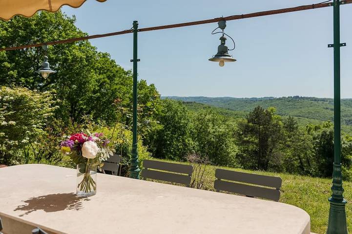 Location de vacances pour 8 personnes, animaux acceptés à Tursac