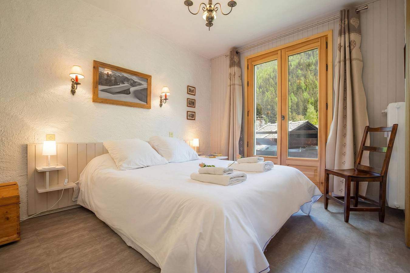 Appartement entier, Résidence le Chardonnet G 1Br for 4 w/Shared Pool & panoramic views in Argentière, Chamonix-Mont-Blanc