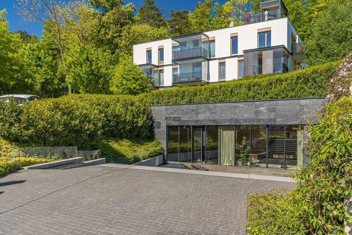 Apartament wakacyjny dla 5 osób, z Balkon i Taras oraz Ogród i Sauna w Orłowo