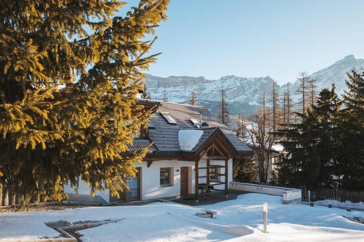 Ferienwohnung für 8 Personen, mit Balkon und Terrasse sowie Garten und Ausblick in La Villa - 3