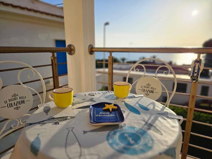 Appartamento per 4 persone, con balcone a Civitavecchia